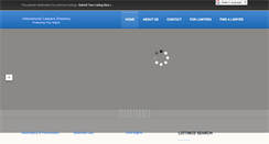 Desktop Screenshot of internationallawyersdirectory.com