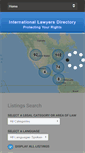 Mobile Screenshot of internationallawyersdirectory.com